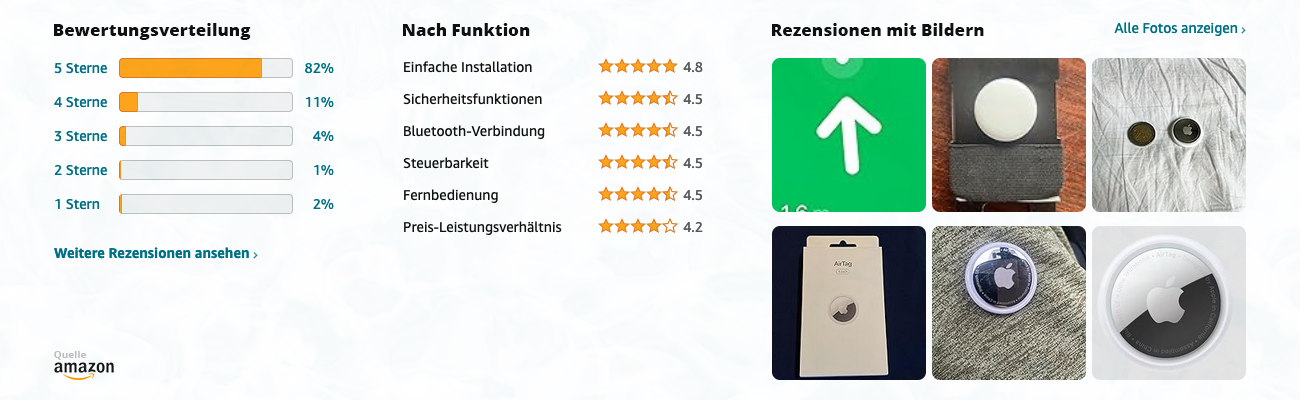 Apple AirTag MX532ZM/A Schlüssel- & Gegenstandsfinder - Bewertungen mit Bildern - Banner