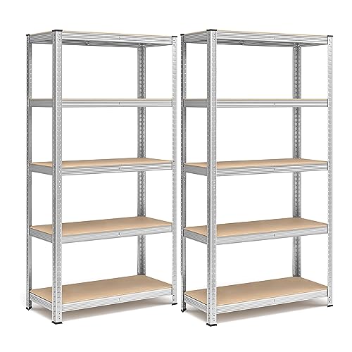 SONGMICS GLR040E02 Schwerlastregal, 2er Set
